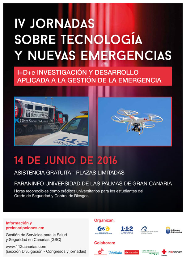 jornadas tecnología emergencias 2016