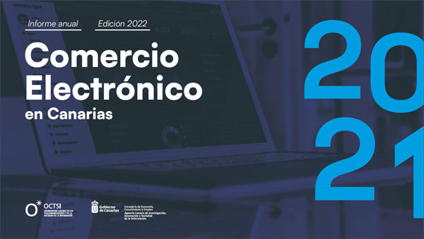 portada informe comercio electronico canarias 2021