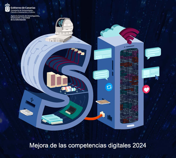 Ayudas 2024 competencias digitales población Canarias